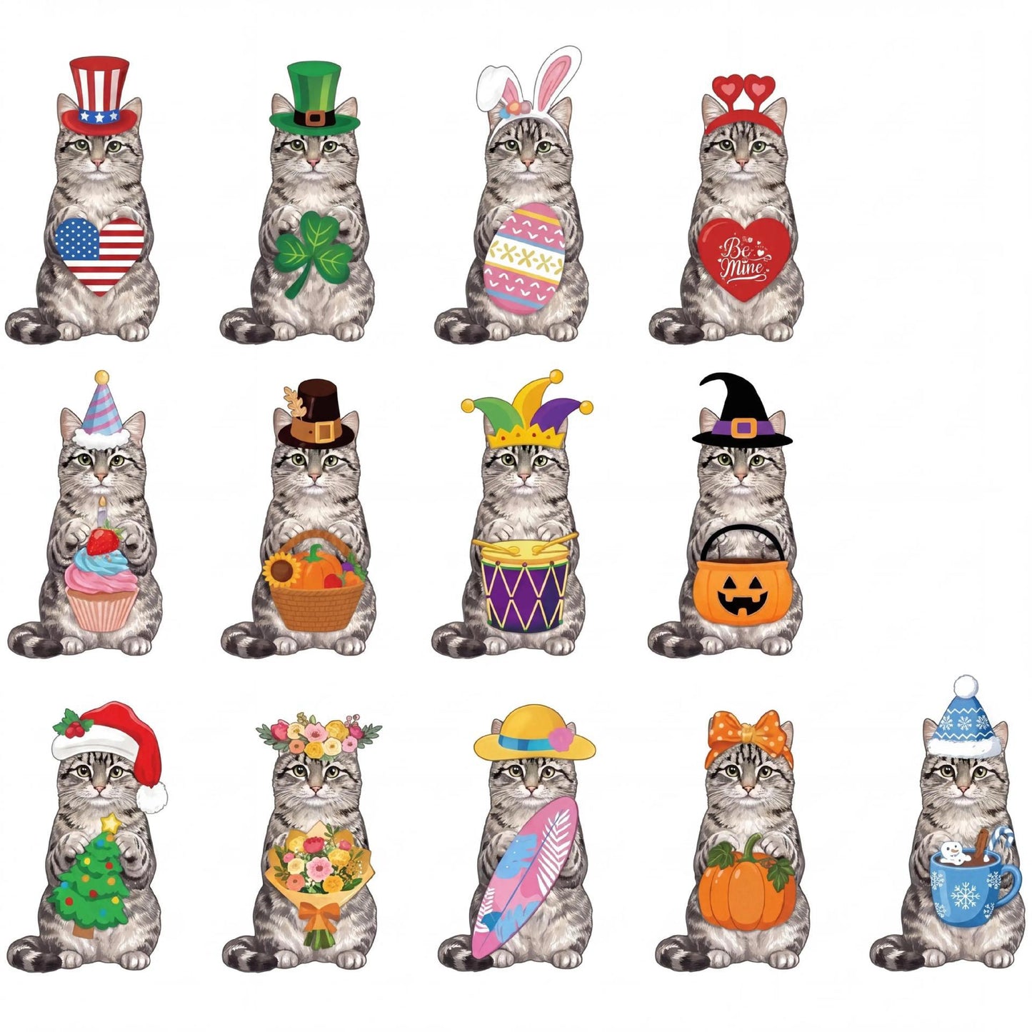 🎁 Unique Personalized Gift for Pet Lovers🐶 Interchangeable Seasonal Dog Decor