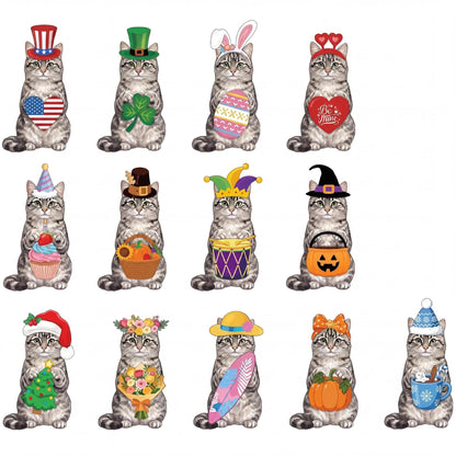 🎁 Unique Personalized Gift for Pet Lovers🐶 Interchangeable Seasonal Dog Decor