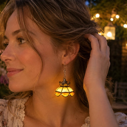 ✨ Whimsical Lamp Shade Earrings