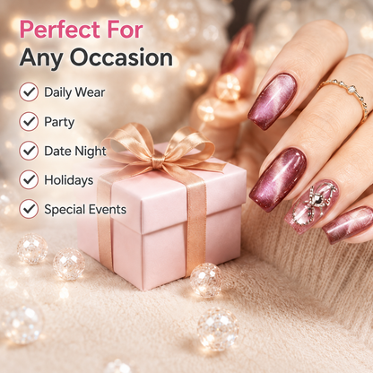 Glass Bead Cat-Eye Nail Magnet Tool | 3D Cat-Eye Manicure Tool