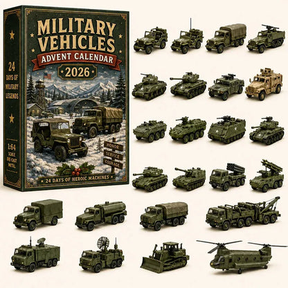 💯🚜🚗🎄 2026 Vehicle Advent Calendar Collection – 24 Days of Classic Machines, Trucks & Military Legends 🎁✨