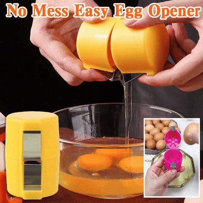 🔥 No Mess Easy Egg Opener — Crack Eggs Cleanly Every Time