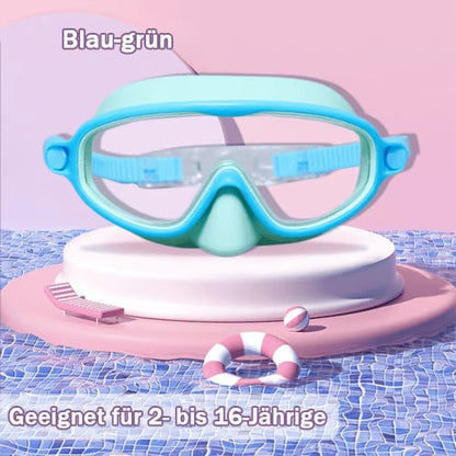 HD Large Frame Kids Swimming Goggles, Waterproof & Anti-Fog