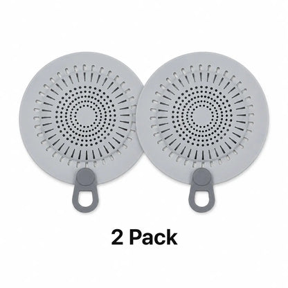Silicone Hair Catcher Drain Cover – Flexible Shower & Sink Strainer