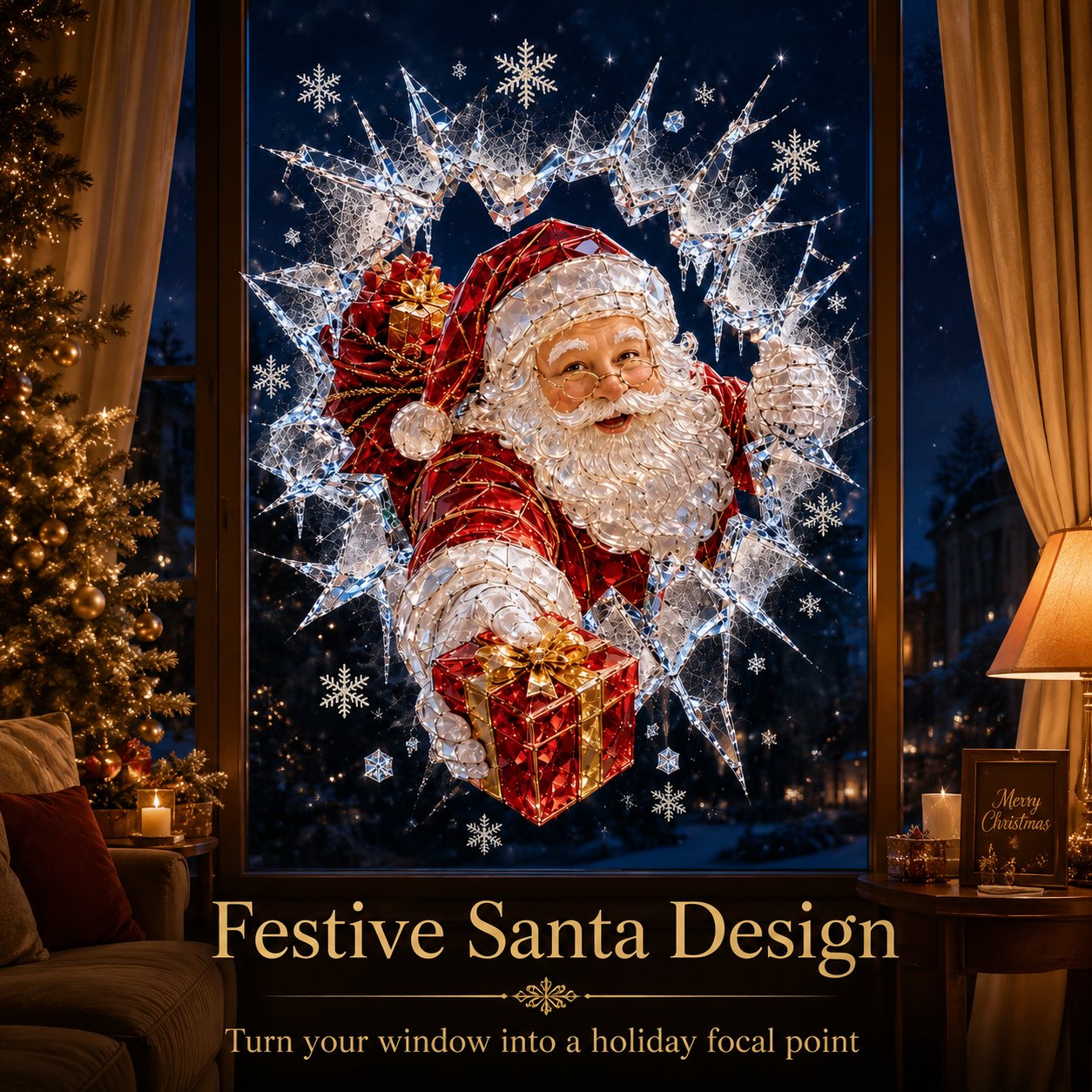 🔥Last Day 49% OFF - ❄️🎅🏼 2026 Christmas Window Decals