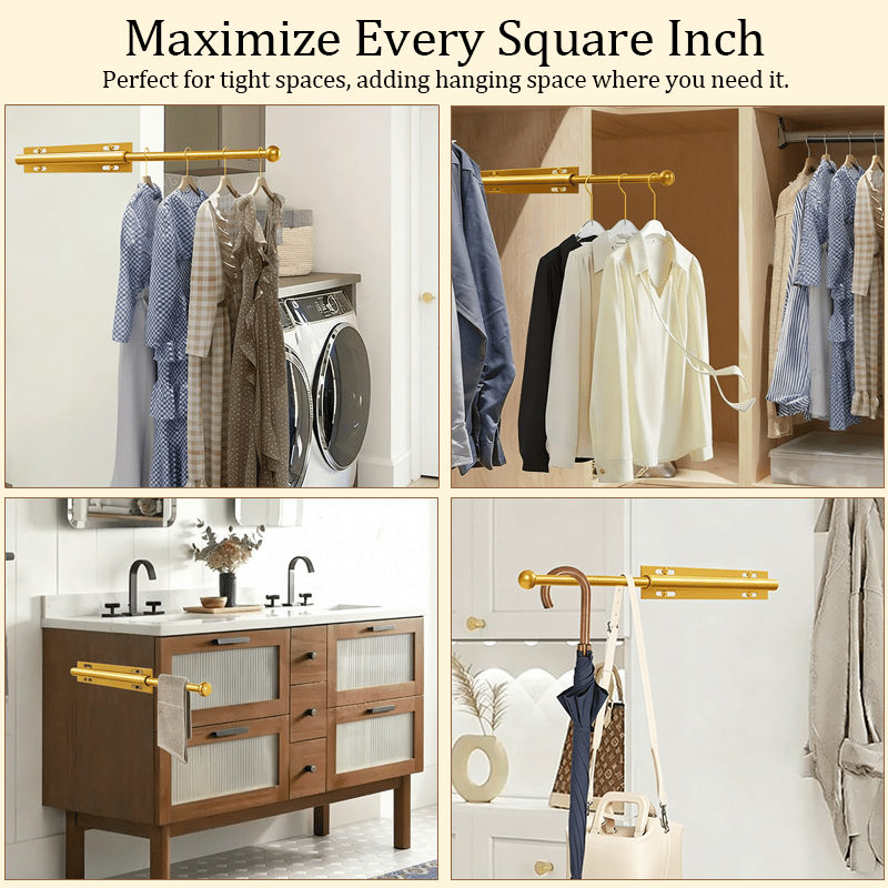 🗄️Valet Rod for Closet Pull Out