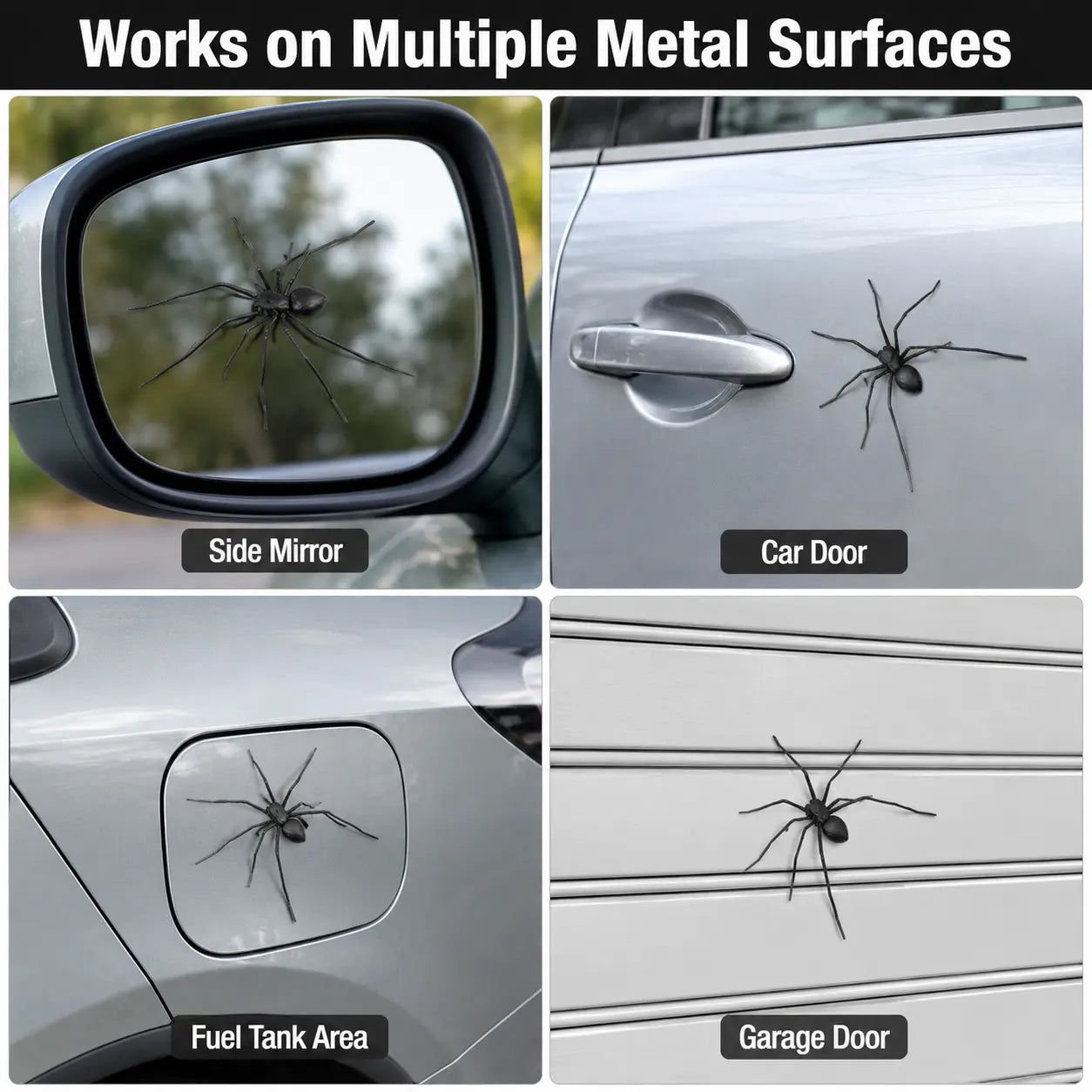 Funny Magnetic Spider Car Decor, Removable Magnet for Cars & Trucks ✅