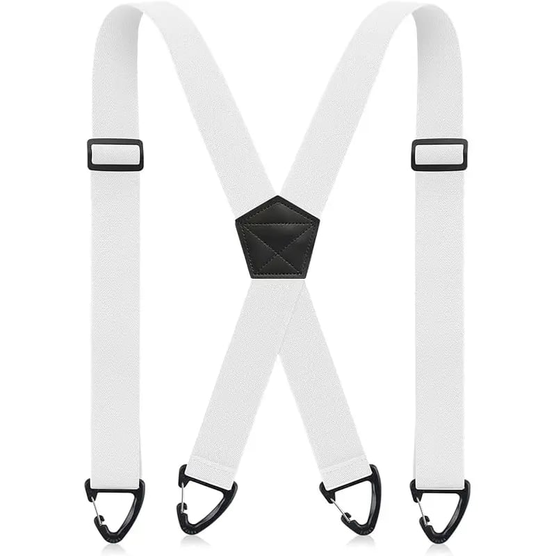 Men's X-Back Suspenders with Hook Clips