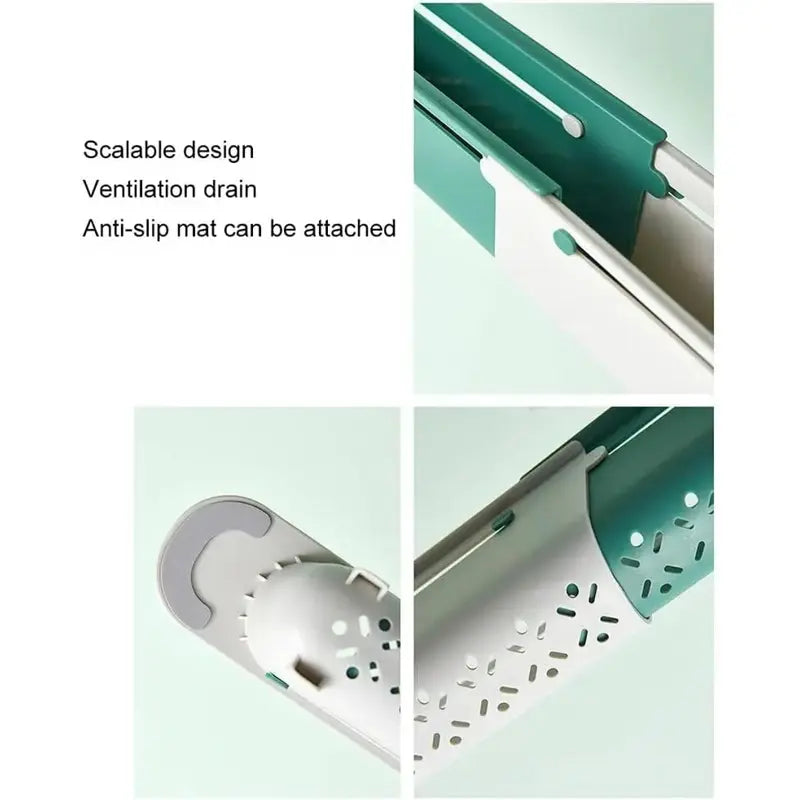 Retractable Thickened PP Sink Organizer