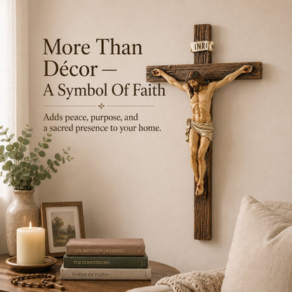 ✝️ Jesus Wall Crucifix For Prayer & Home Blessing