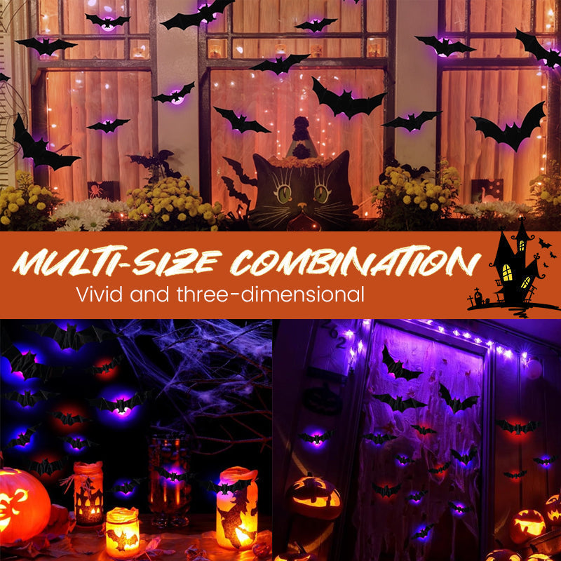 🔥Limited-Time🔥Halloween LED Flying Bat Decorations