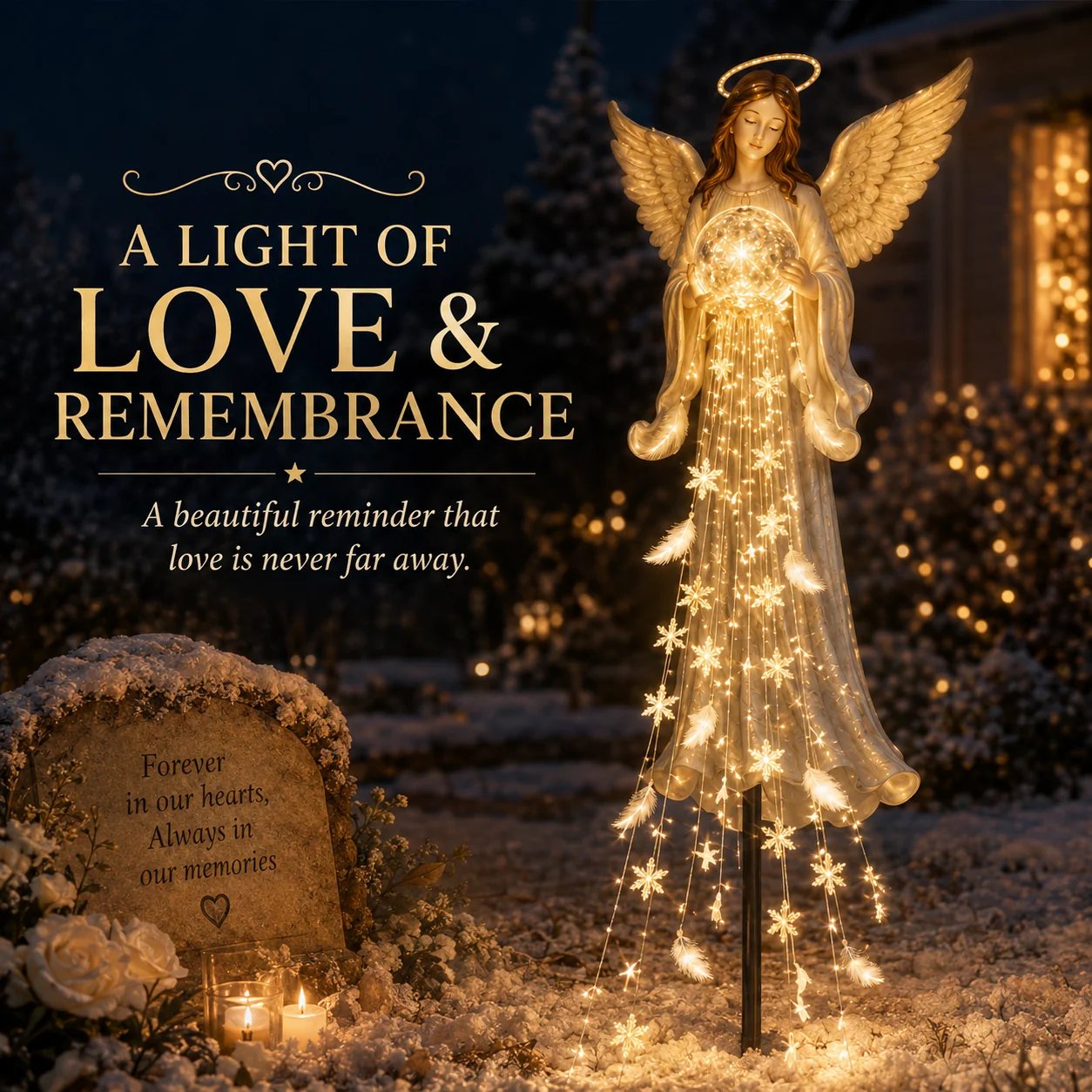 🔥Buy 2 Get 20% OFF🔥✨ Solar Angel Remembrance Garden Light👼