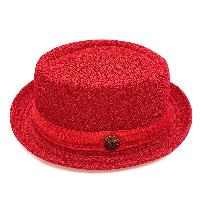 😎Summer Breathable Mesh Pork Pie Hat