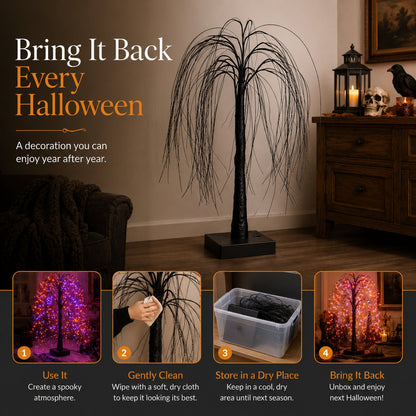🎃 Spooky Halloween Tree Light