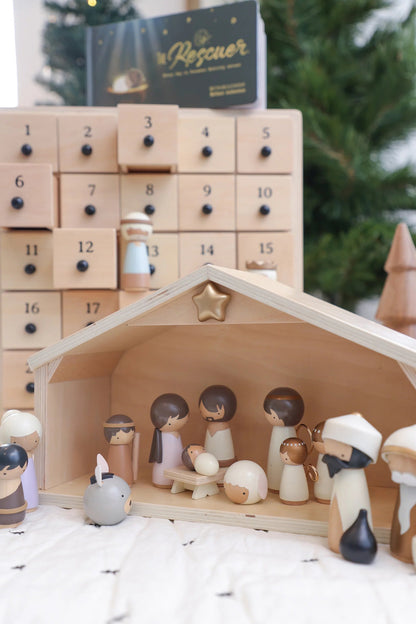 🔥 Last Day 57% OFF - ✝ Nativity Advent Calendar 2026 – Christmas Countdown with Nativity Figures