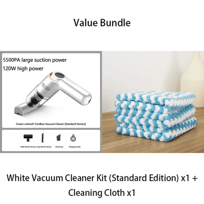 High-Power Cordless Vacuum Cleaner Kit for Car