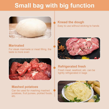 Reusable Silicone Dough Kneading Bag for Baking
