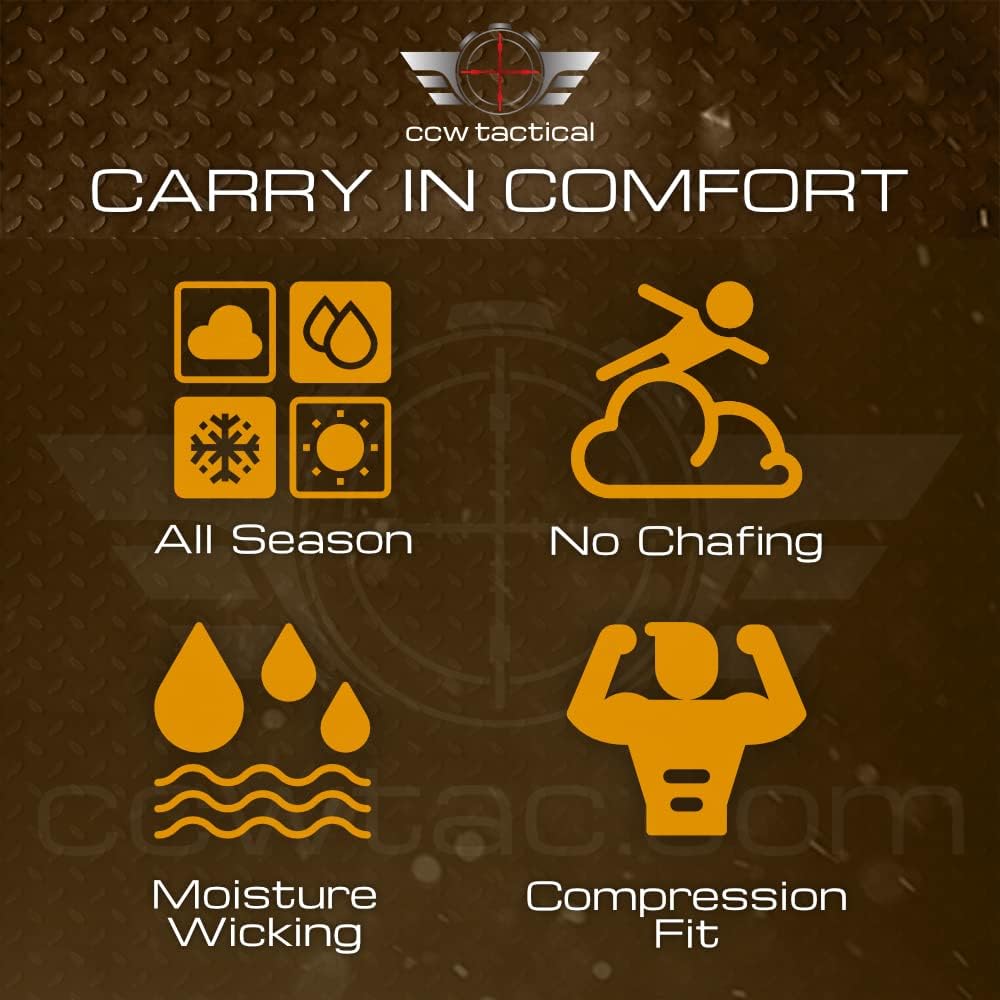 Compression Tactical Short Sleeve T-Shirt with Dual Side Hidden Pockets