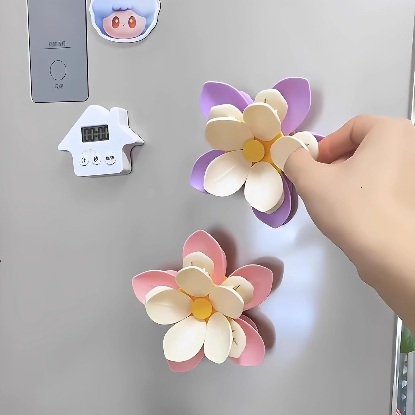 🔥Limited Time 50% Off✨2-Pack Cherry Blossom Magnetic Bag Clip Set