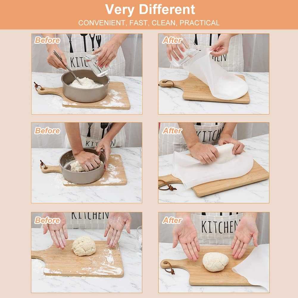 Reusable Silicone Dough Kneading Bag for Baking