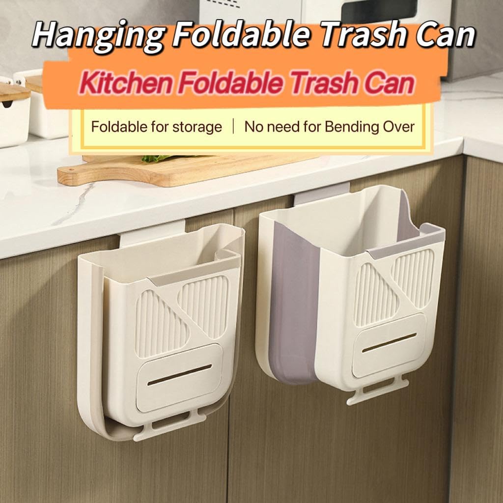 🧑‍🍳No Bending For Food Waste Disposal 🗑️ Extra Large Wall Mount Kitchen Trash Can