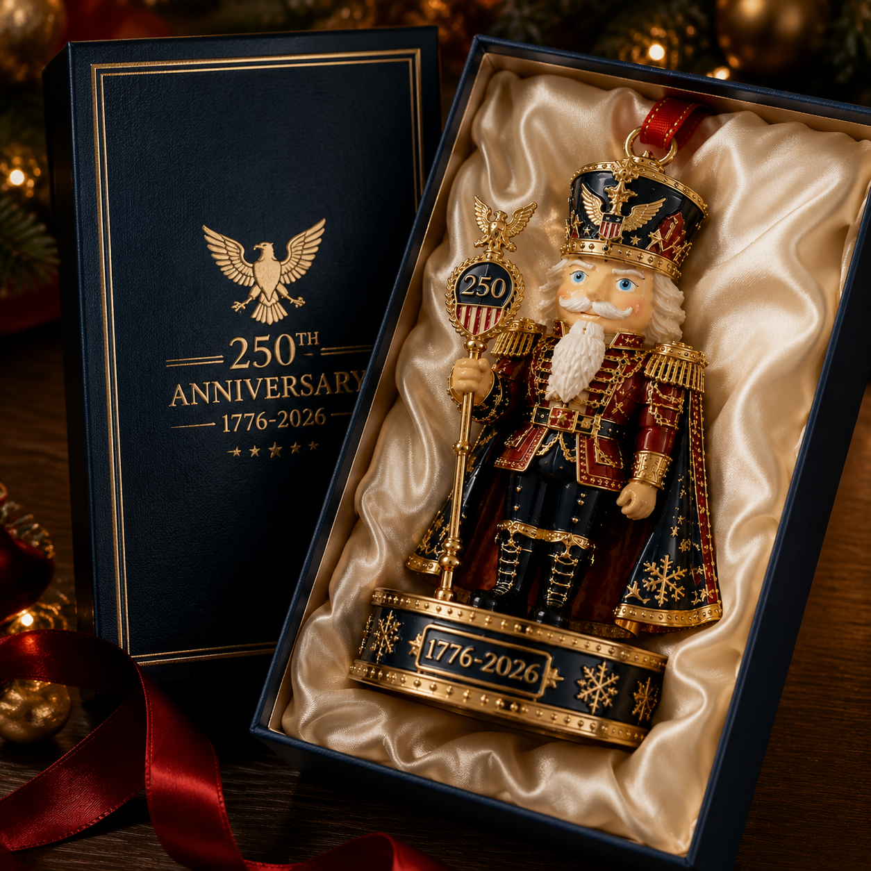 🇺🇸🎄America 250th Anniversary Nutcracker Christmas Ornament Collection