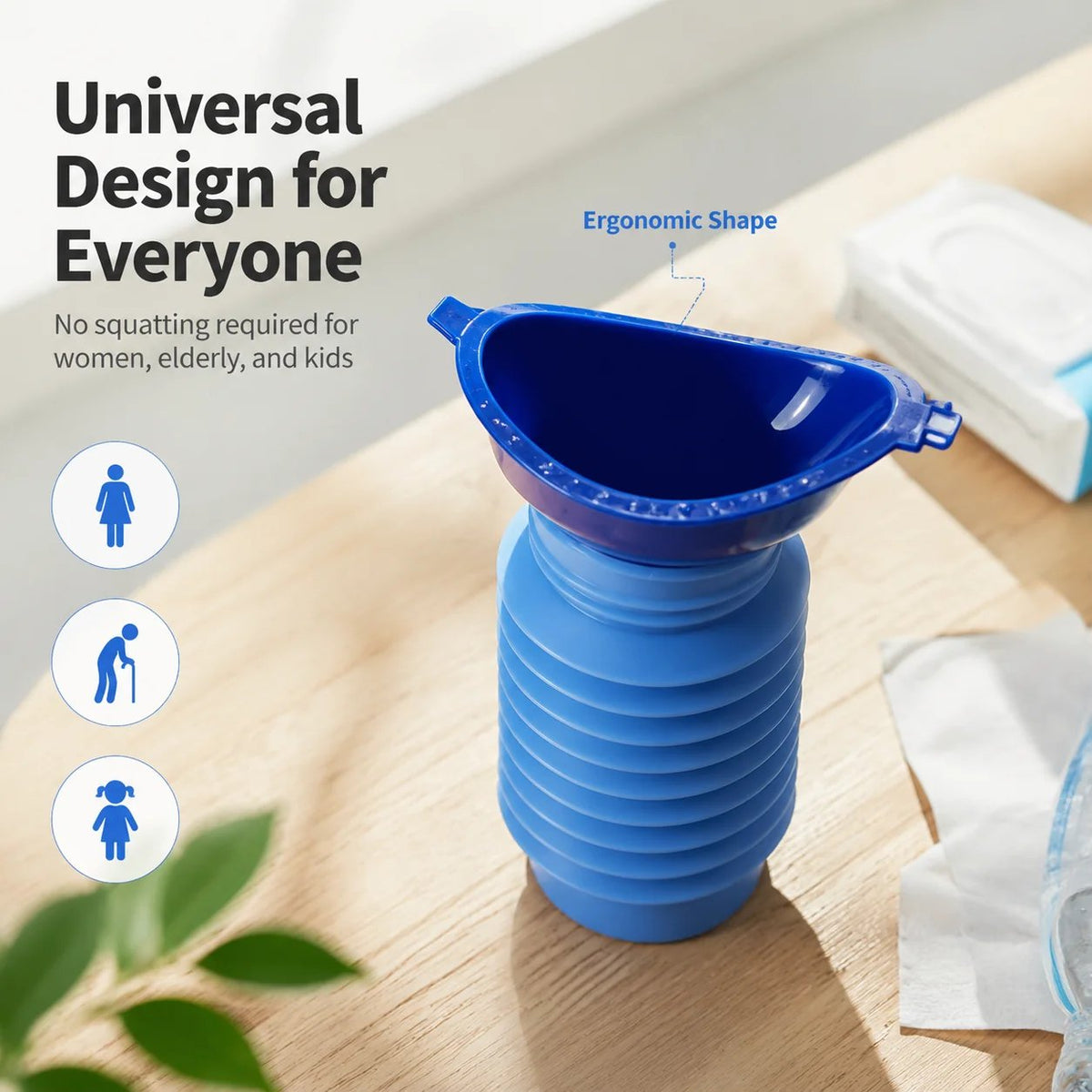 BUY 1 GET 1 FREE🔥2-Pack Collapsible Portable Standing Travel Urinal