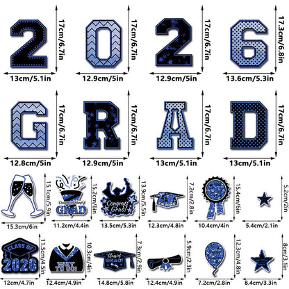 🎓 2026 Grad Car Magnets 🧲 – 20-Piece Set for Celebration Decor (Cars, Fridges & More)