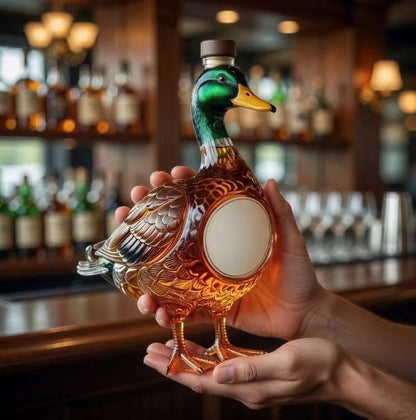 Ducks Unlimite 3D Mallard Bourbon Bottle
