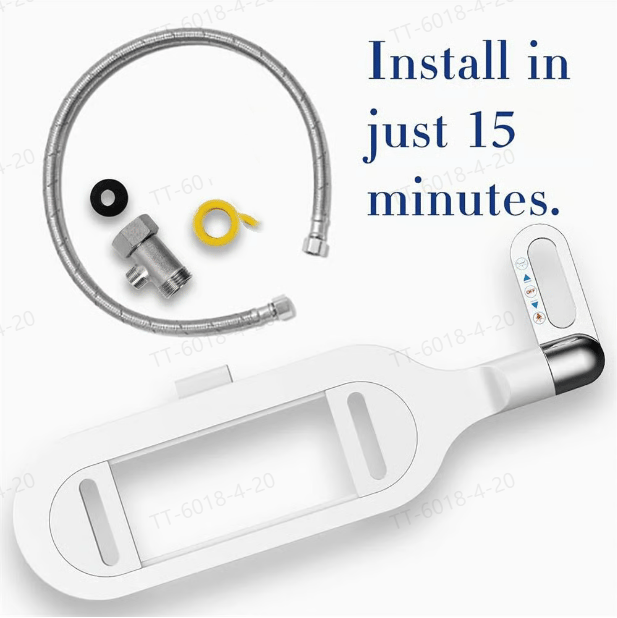 🚿 Non-Electric Dual Nozzle Bidet Toilet Washer – Hygienic Self-Cleaning, Easy Installation & Water Pressure Control ✨
