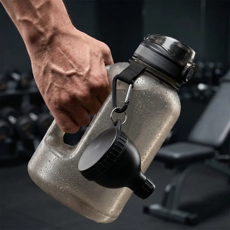 💪Gym Essential｜Portable Protein Powder Dispenser Funnel with Carabiner🥤