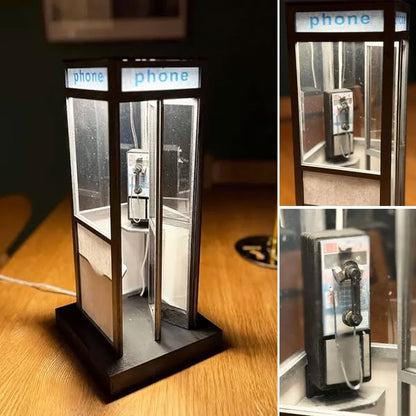 🔥Last Day 49% OFF - ☎️Retro Vintage Tall PhoneBooth Lamp