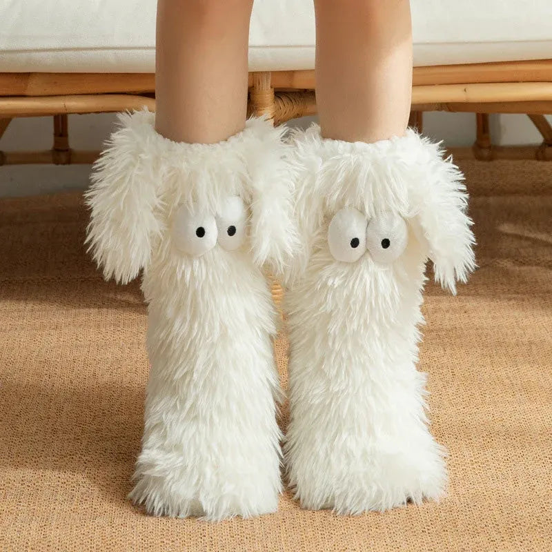 🧦 Women's Cozy Plush Slipper Socks | Warm Fleece Anti-Slip for Cozy Winter Days At Home❄️