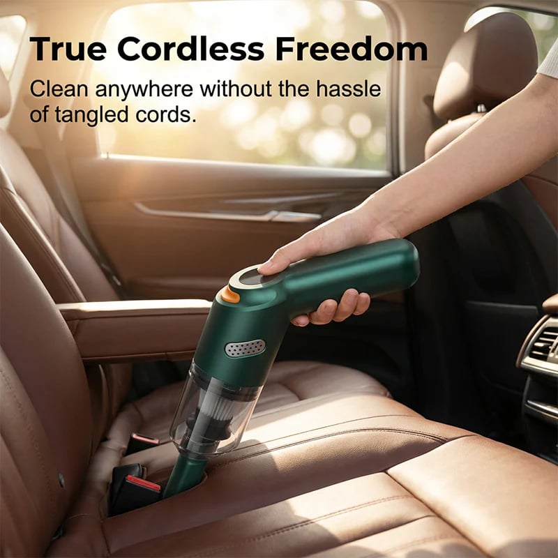 High-Power Cordless Vacuum Cleaner Kit for Car