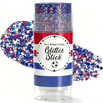 🔥4th of July Glitter Stick – Red, White & Blue Sparkle