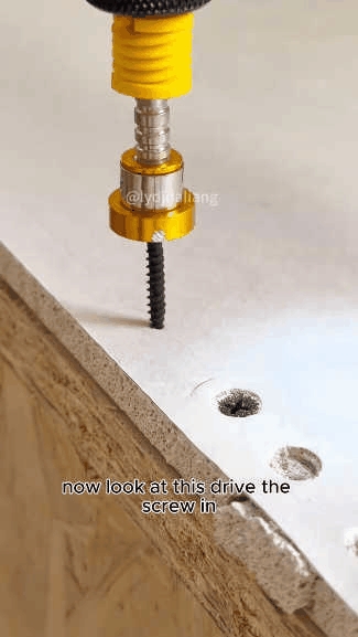 ⚡ 5-Pack Spring-Loaded Magnetic Screwdriver Bits | Quick-Release Positioning Drill Bits