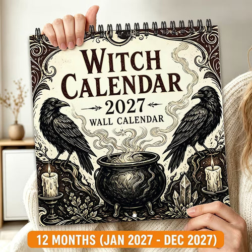 Black Friday Deal: 2027 Gothic Crow Steampunk Decorative Calendar
