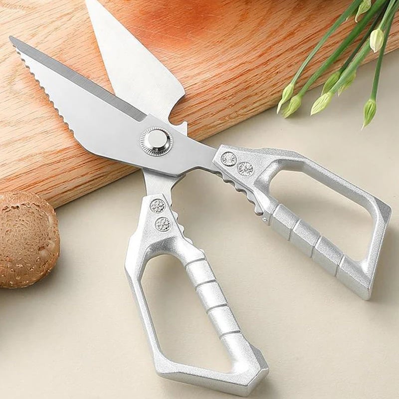 ✂️ BUY 2 GET 1 FREE! 🔥 Heavy-Duty Kitchen Scissors - Multi-Function & Dishwasher Safe, Perfect for Poultry, Herbs and Daily Use 🍗✨