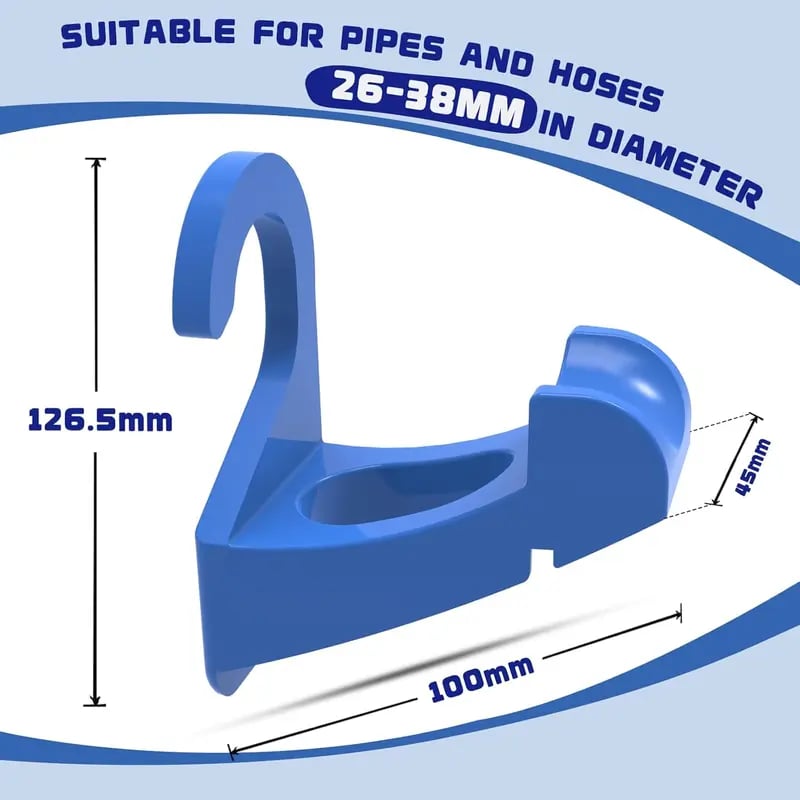2Pcs Above Ground Pool Hose Holders (Prevent Pipe Sagging)