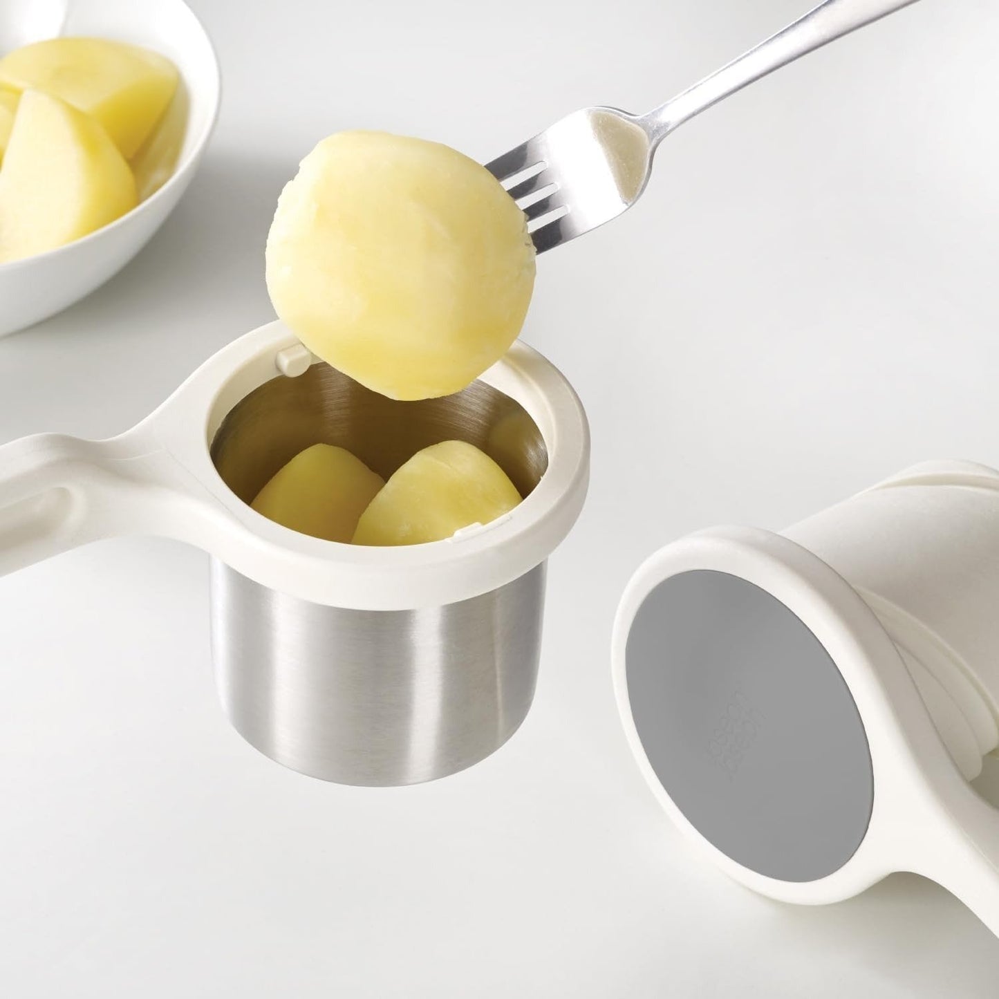 💖Hot 49% OFF🌷🥔Potato Ricer Masher -Twist-Action Stainless Steel Vegetable Puree Tool