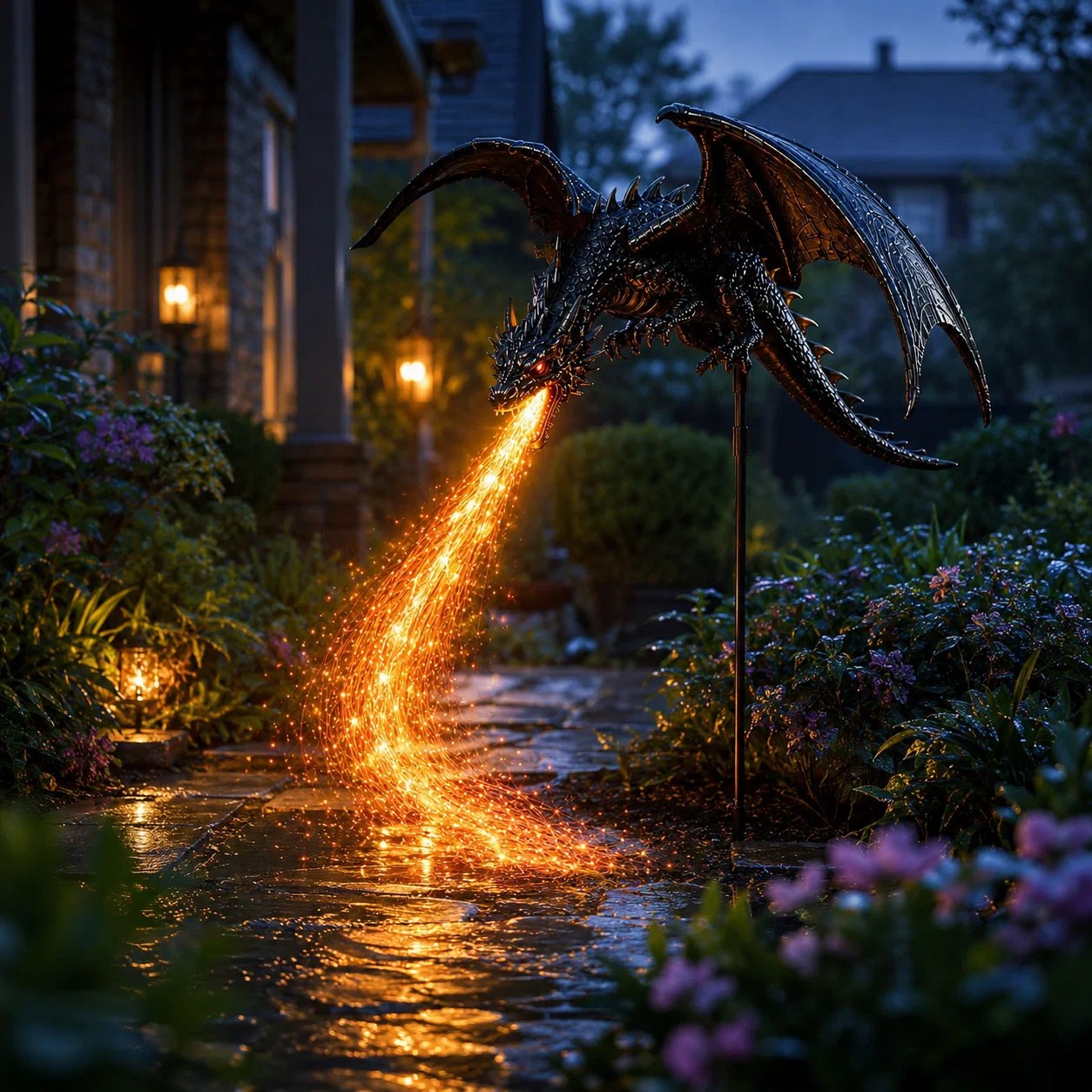 🔥Solar Dragon Fire Garden Light