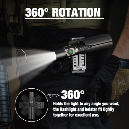 T5 High-lumen tactical laser rechargeable flashlight