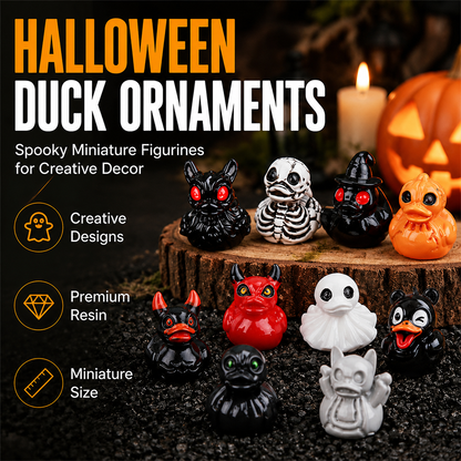 ⏰Mini Resin Ducks (Devil, Ghost, & Skeleton Designs)