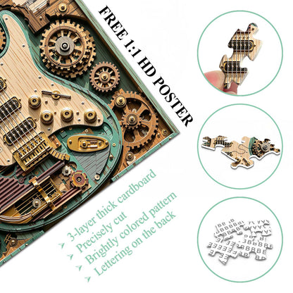 Gears & Strings Jigsaw Puzzle 1000 Piece