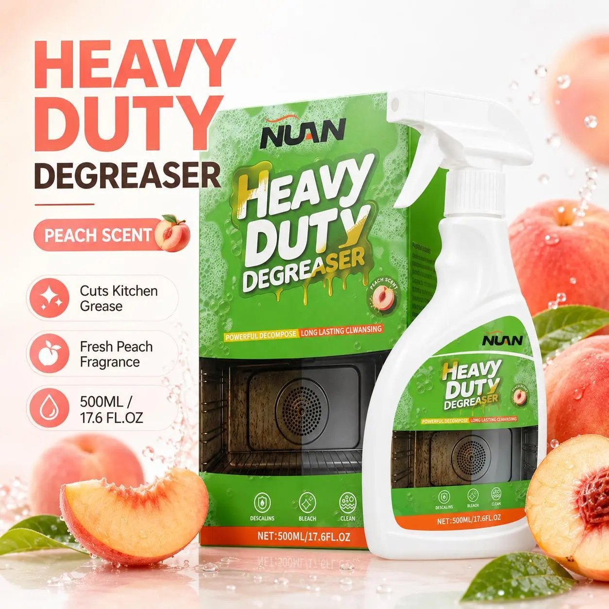 Duty Kitchen Degreaser Spray - 120ml Multi-Use Kitchen Household Products