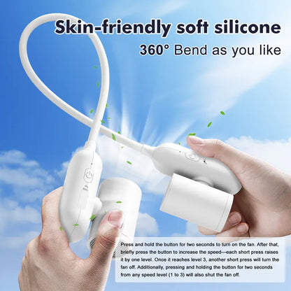 360° Freely Bendable Adjustment 🧴Dual Cooling Fan