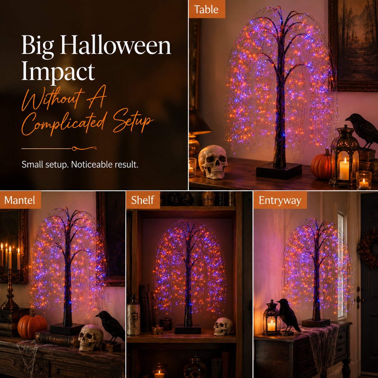 🎃 Spooky Halloween Tree Light