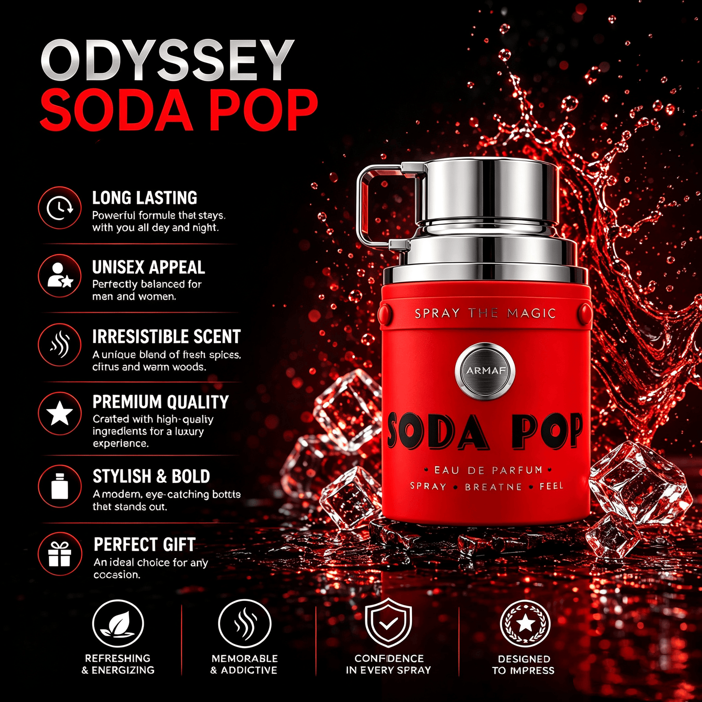 🥤 Odyssey Soda Pop Eau de Parfum – Spray the Magic, Fresh & Addictive