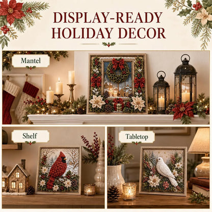 🎁🎅3D Christmas Fabric Poke Art Kit