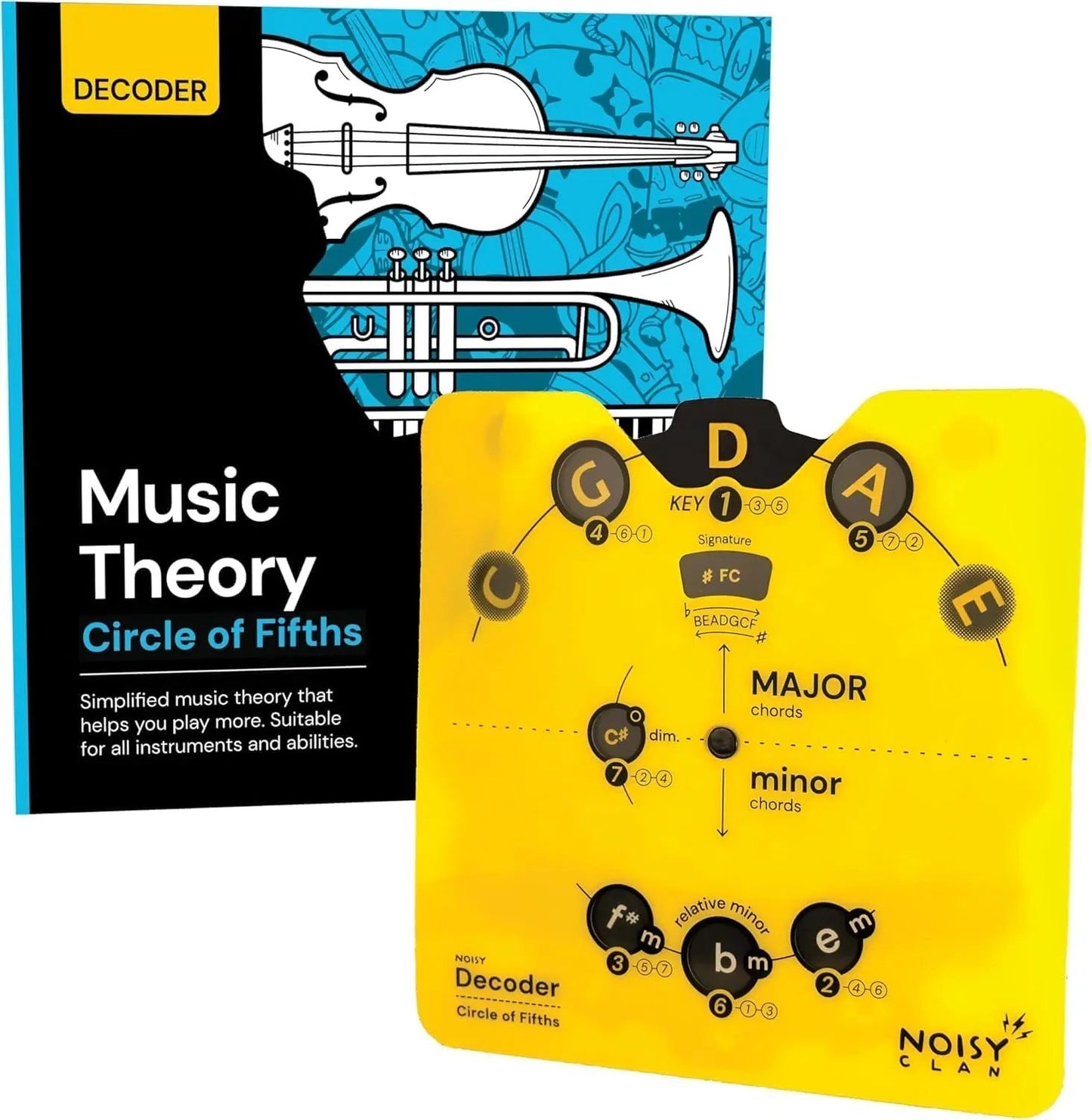 🔥Last Day 50% OFF - 🎵Circle of Fifths Music Theory Decoder Set